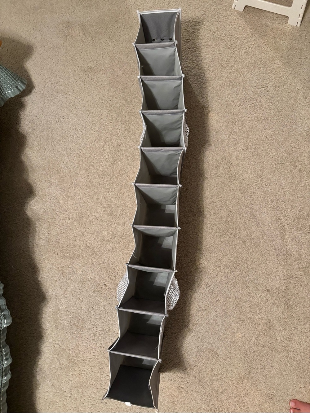 Gray Hanging 10-Compartment Closet Organizer - Home Storage